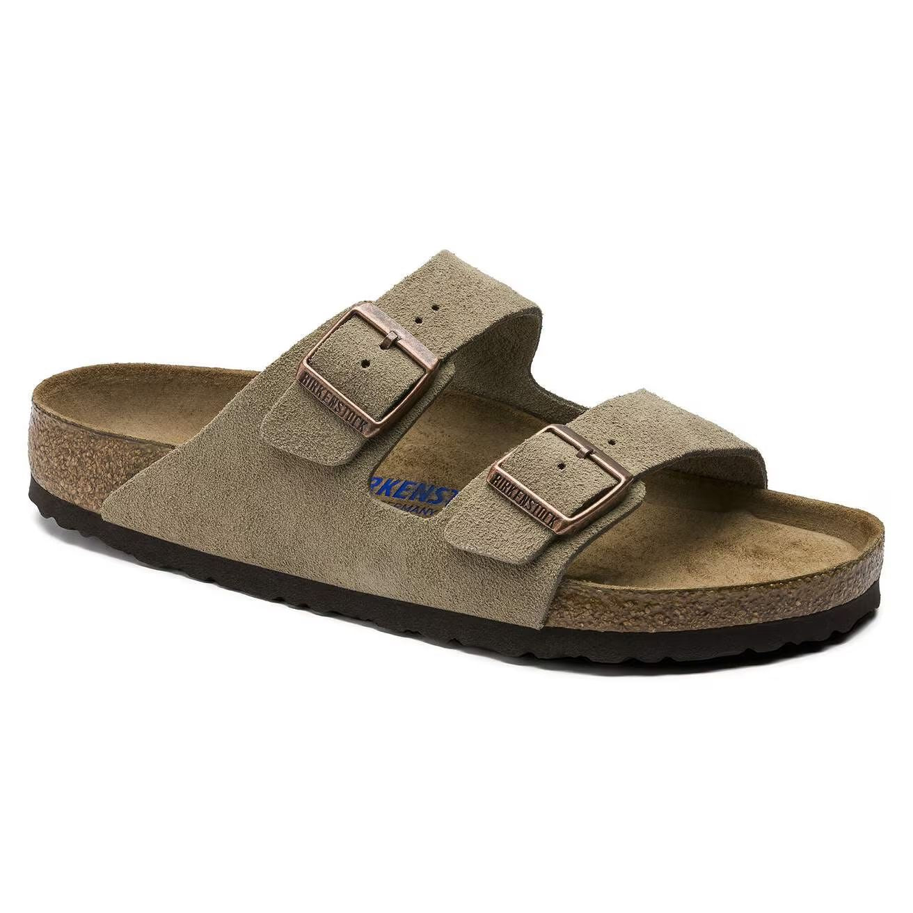 Birkenstock Arizona SFB taupe, Suede Leather - Calz. S