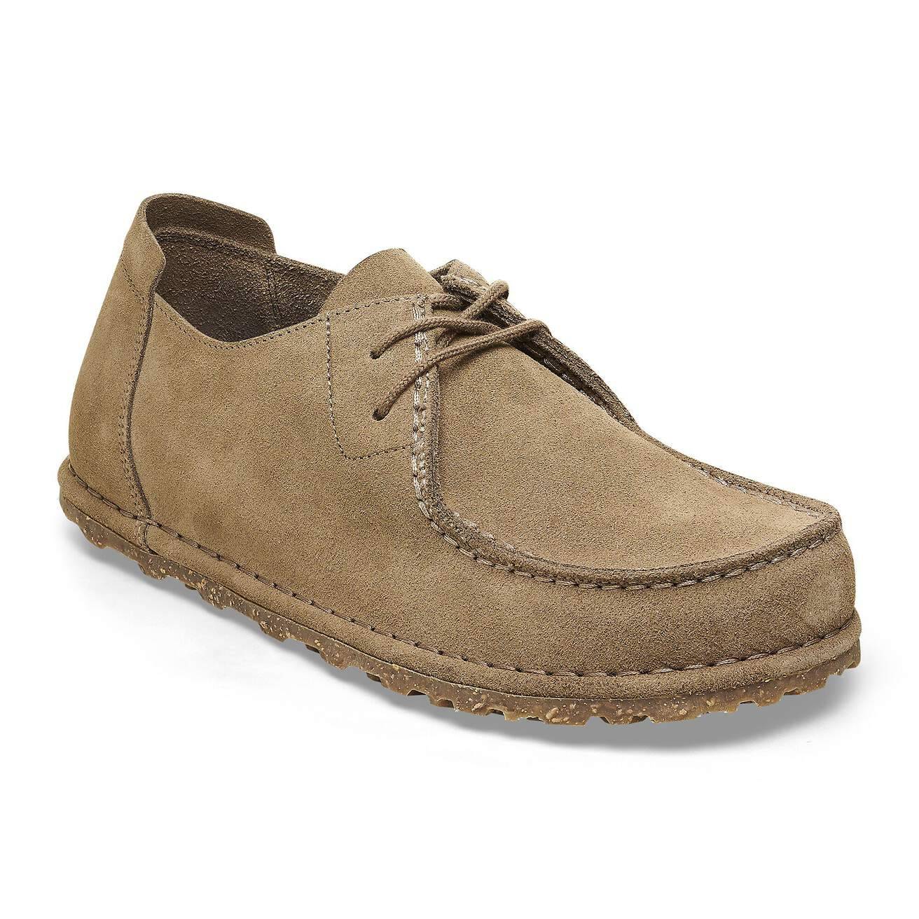 Birkenstock Utti Lace N gray taupe, Suede Leather - Calz. N