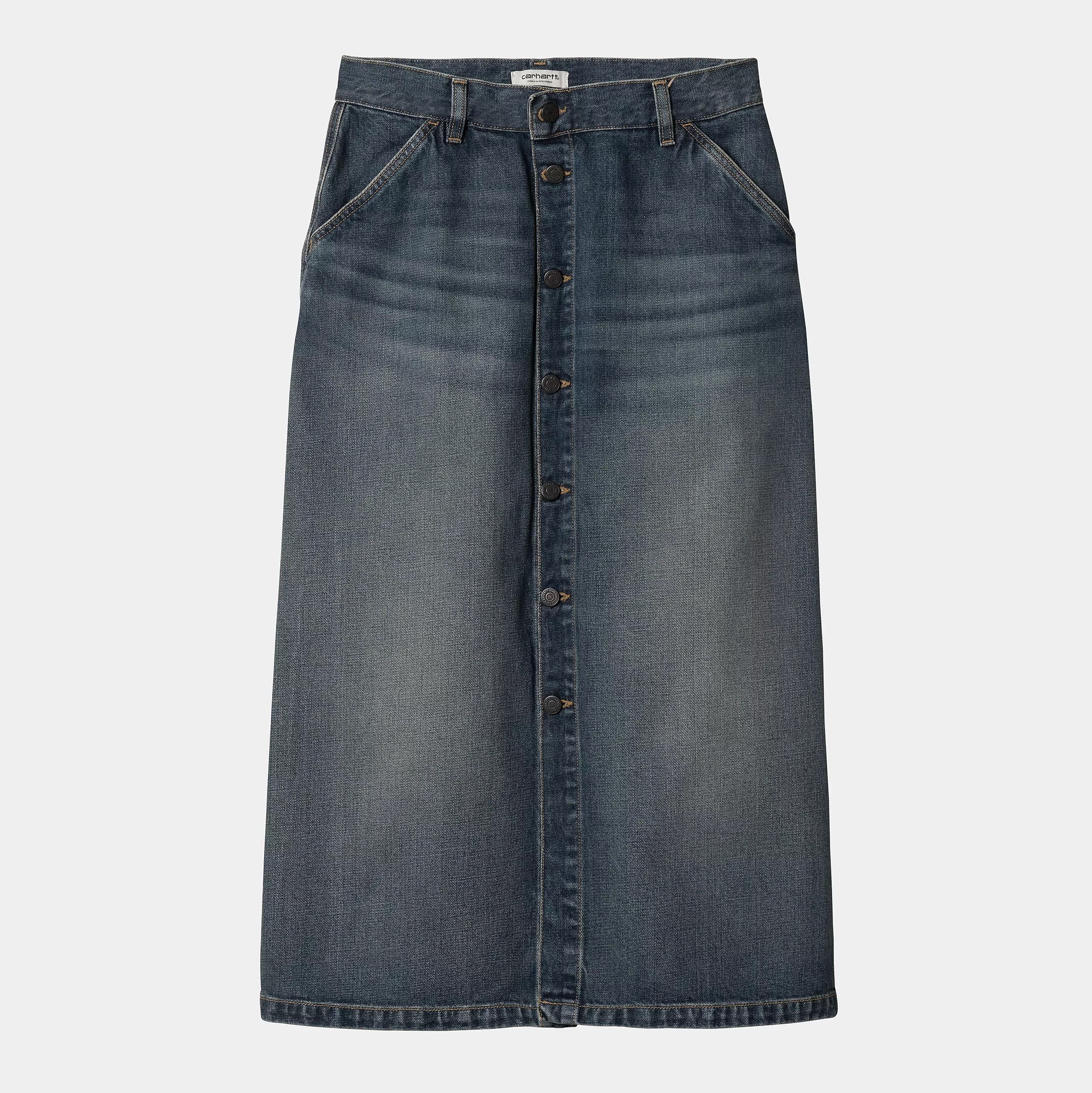 Carhartt WIP W' Marvin Skirt (Blue Worn Used)