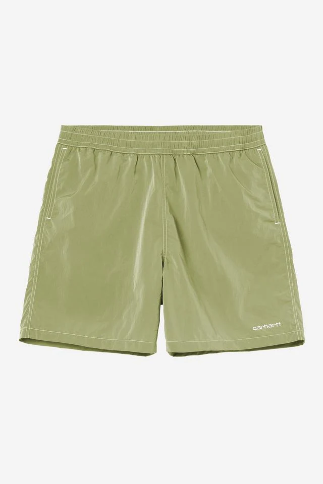 Carhartt WIP Canby Swim Trunks Nylon Taffeta, 2.5 oz (Gentle Green / White)