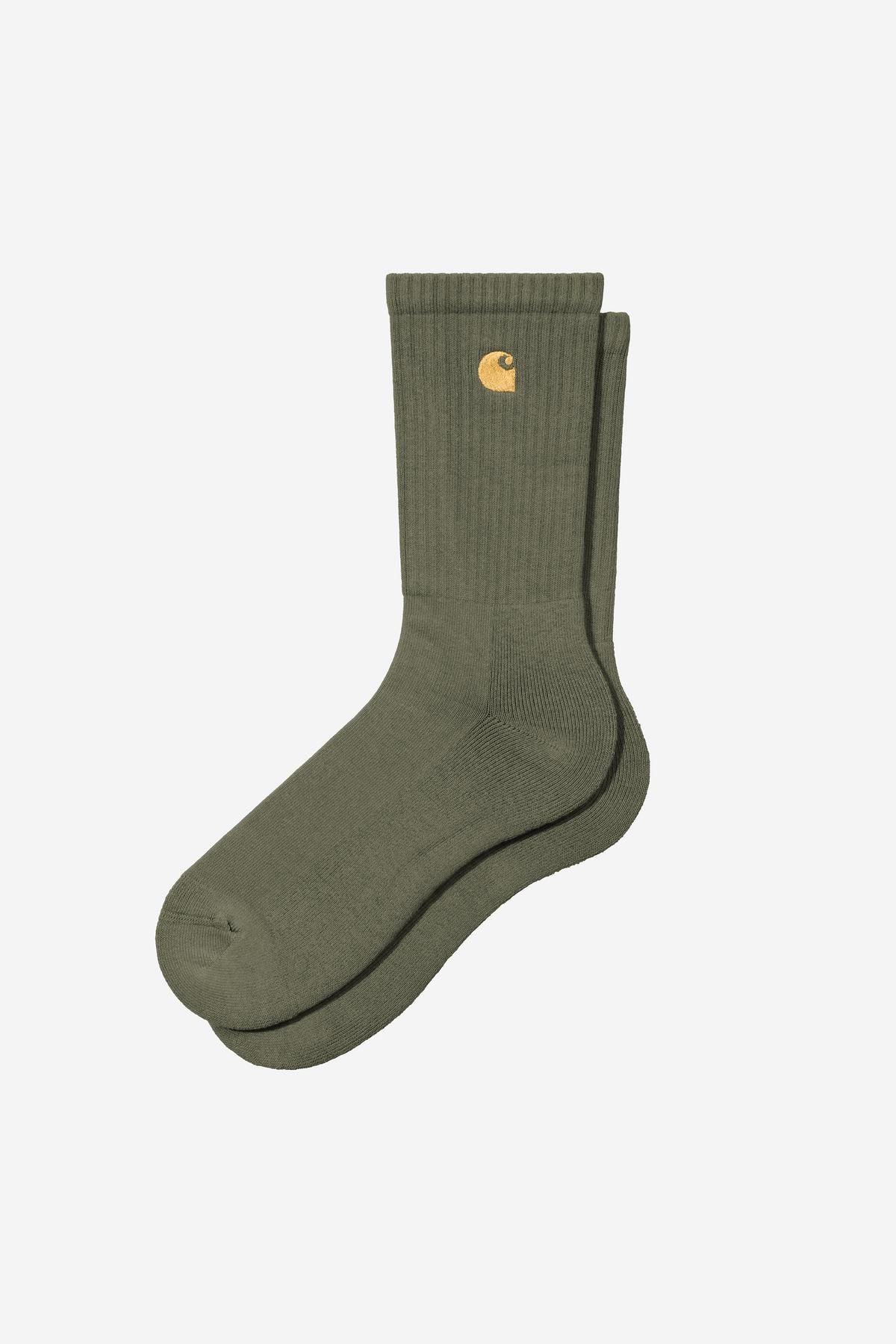Carhartt WIP Chase Socks (Leaf / Gold)