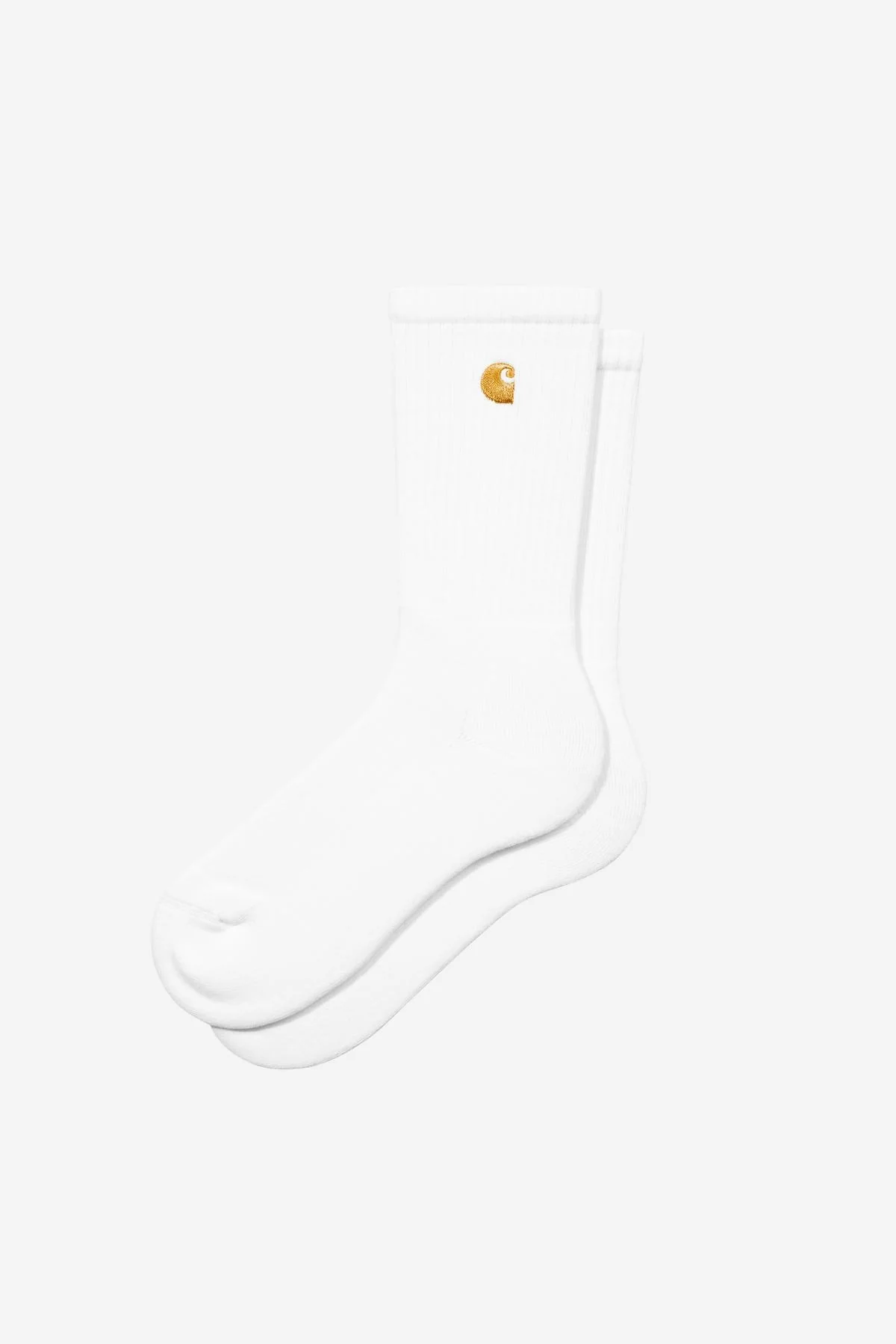 Carhartt WIP Chase Socks (White / Gold)