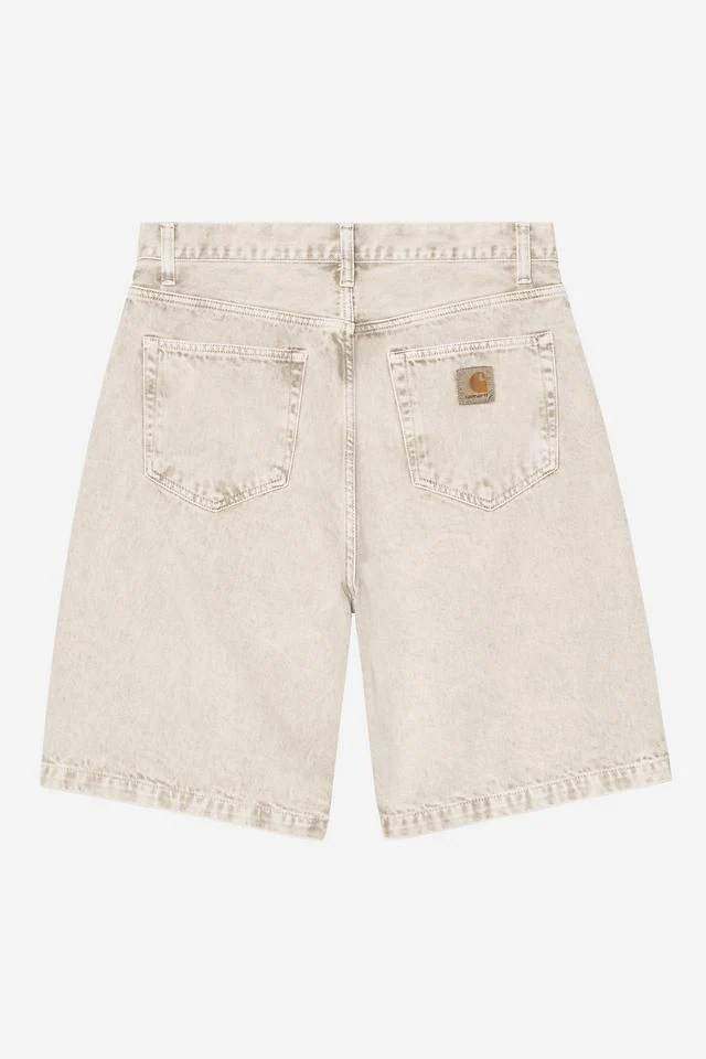 Carhartt WIP Landon Short 100% Cotton 'Smithfield' Color Denim, 13.5 oz (Opuntia chalk wash)