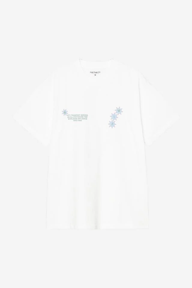 Carhartt WIP S/S C Trip T-Shirt Organic Cotton Single Jersey, 175 g/m² (White)