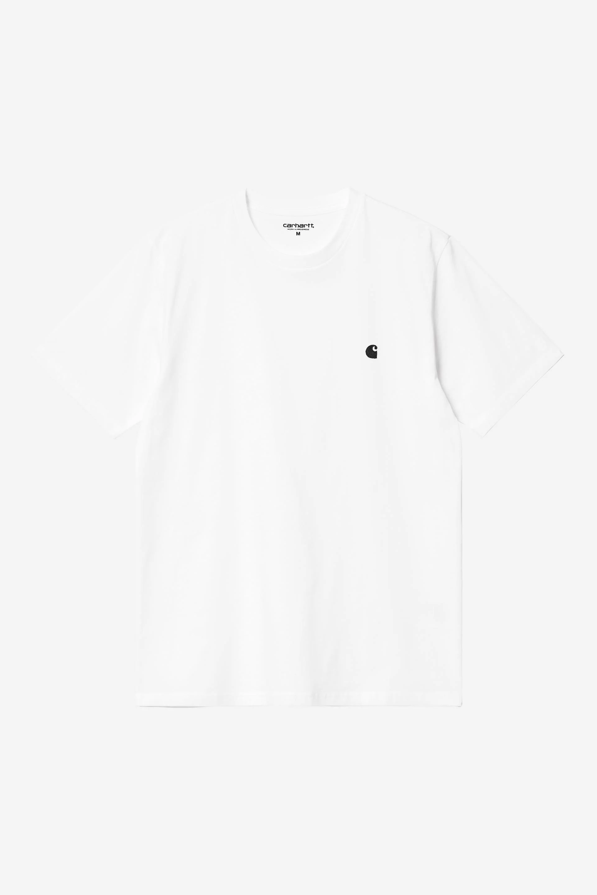 Carhartt WIP S/S Madison T-Shirt Organic Cotton Single Jersey, 175 g/m² (White / Black)
