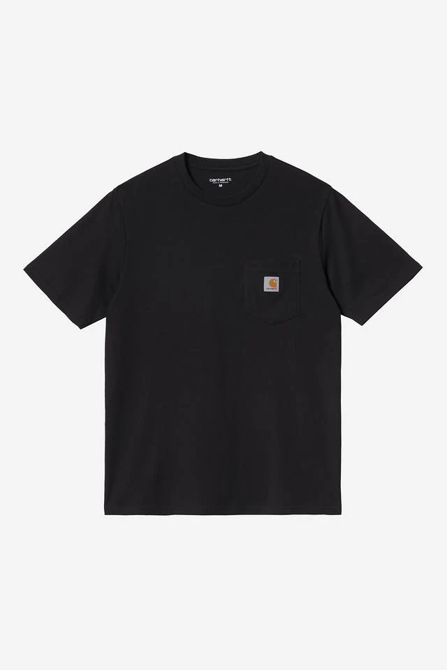 Carhartt WIP S/S Pocket T-Shirt Cotton Single Jersey, 190 g/m² (Black)