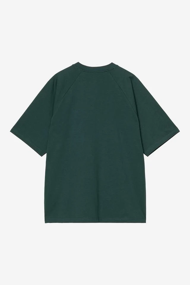 Carhartt WIP S/S Ray T-Shirt 100% Organic Cotton Single Jersey, 230 g/m² (Dark Fir)