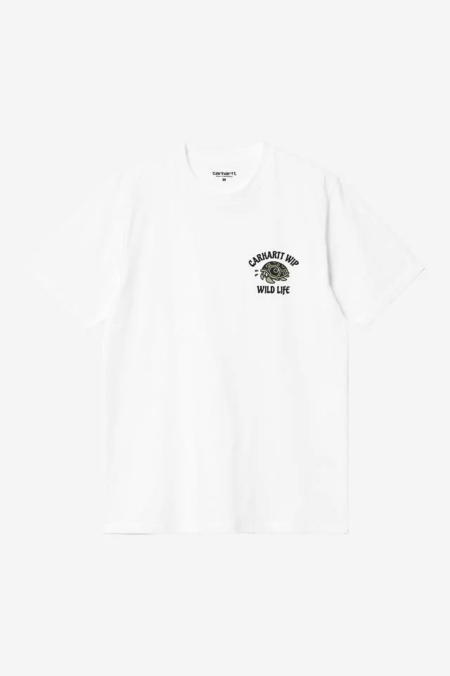Carhartt WIP S/S Wild Life T-Shirt Organic Cotton Single Jersey, 175 g/m² (White)