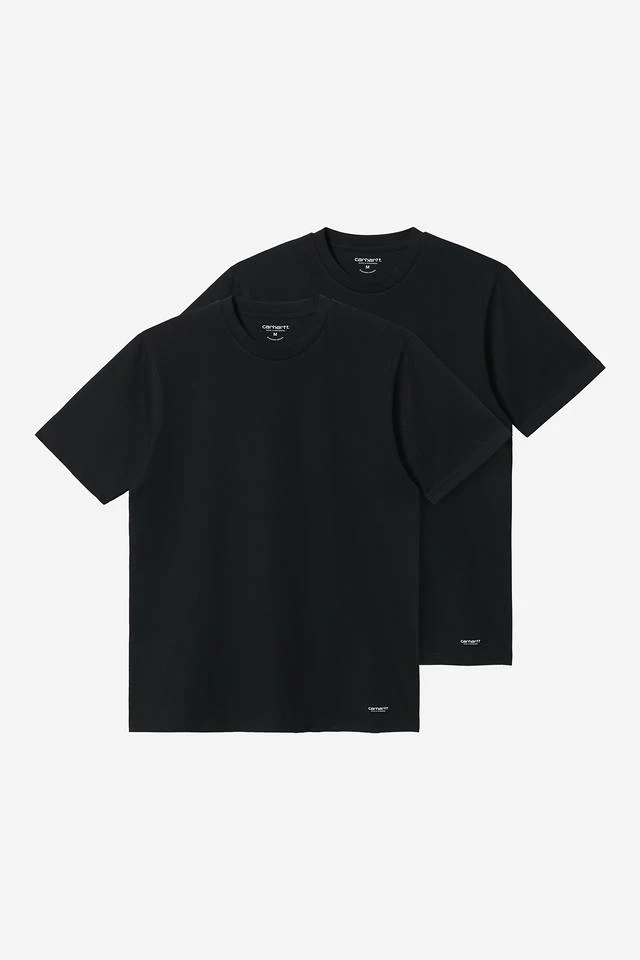Carhartt WIP Standard Crew Neck T-Shirt Cotton Single Jersey, 140 g/m² (Black + Black)