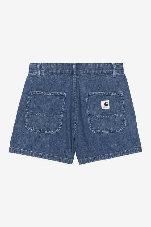 Carhartt WIP W' Lova Short Cotton Denim, 8.5 oz (Blue stone washed)
