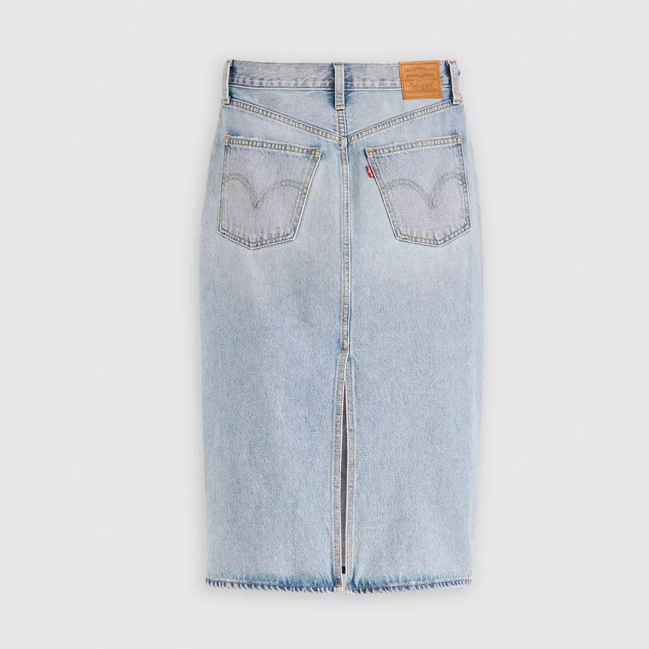 Levi's Hr Back Slit Skirt (Riveting Clean Hem) - Image 2