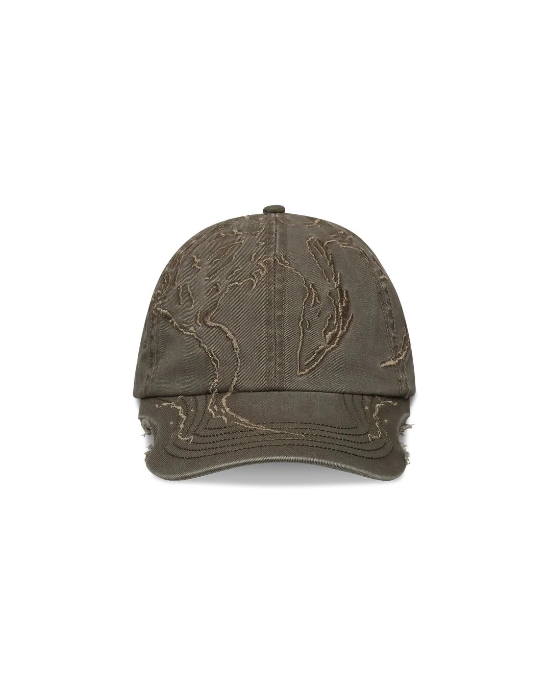 ROA Ryli Embriodered 6 Panel Cap (Sage Green)