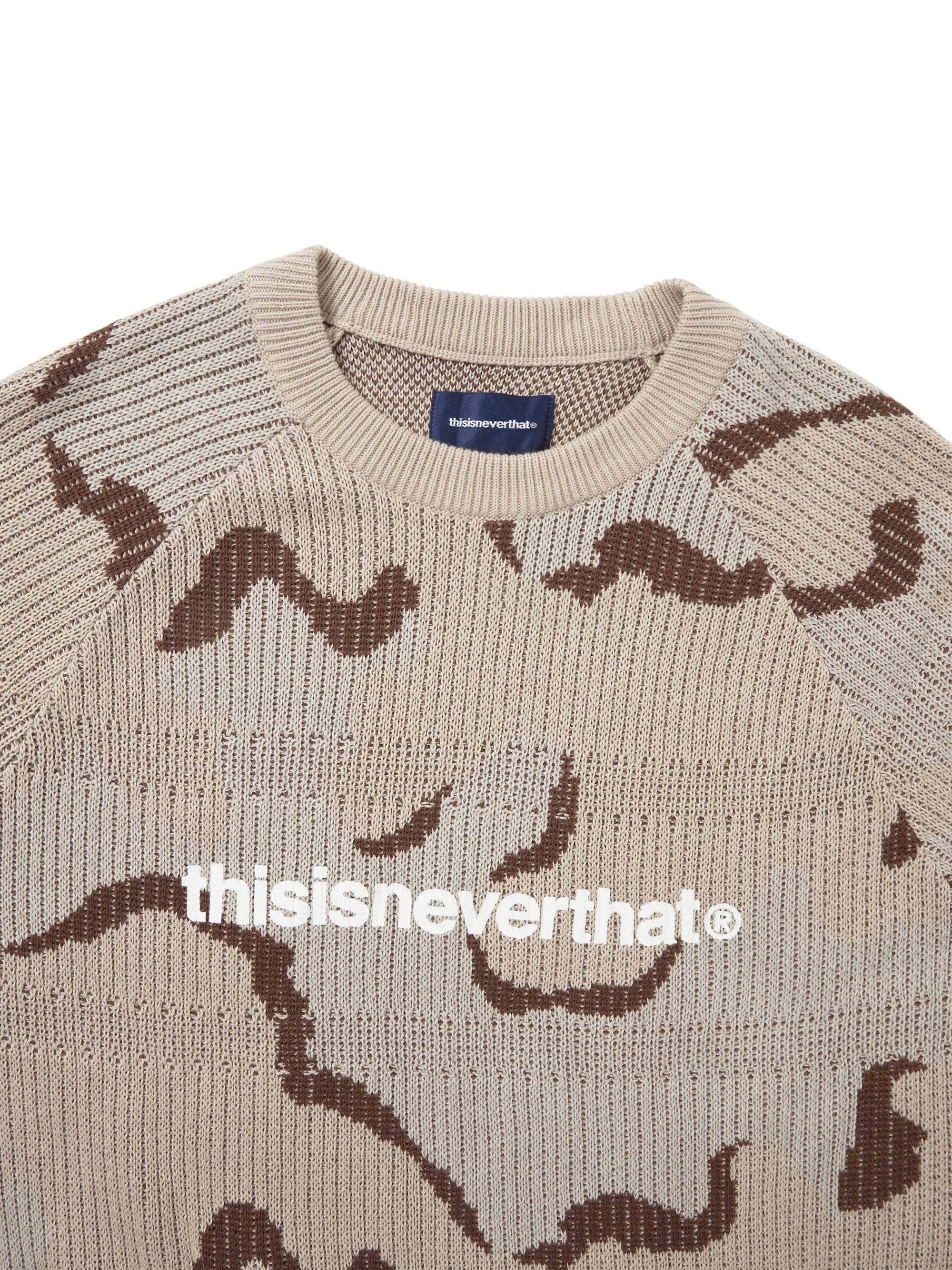 Thisisneverthat T-Logo Knit Sweater (Camo) - Image 2