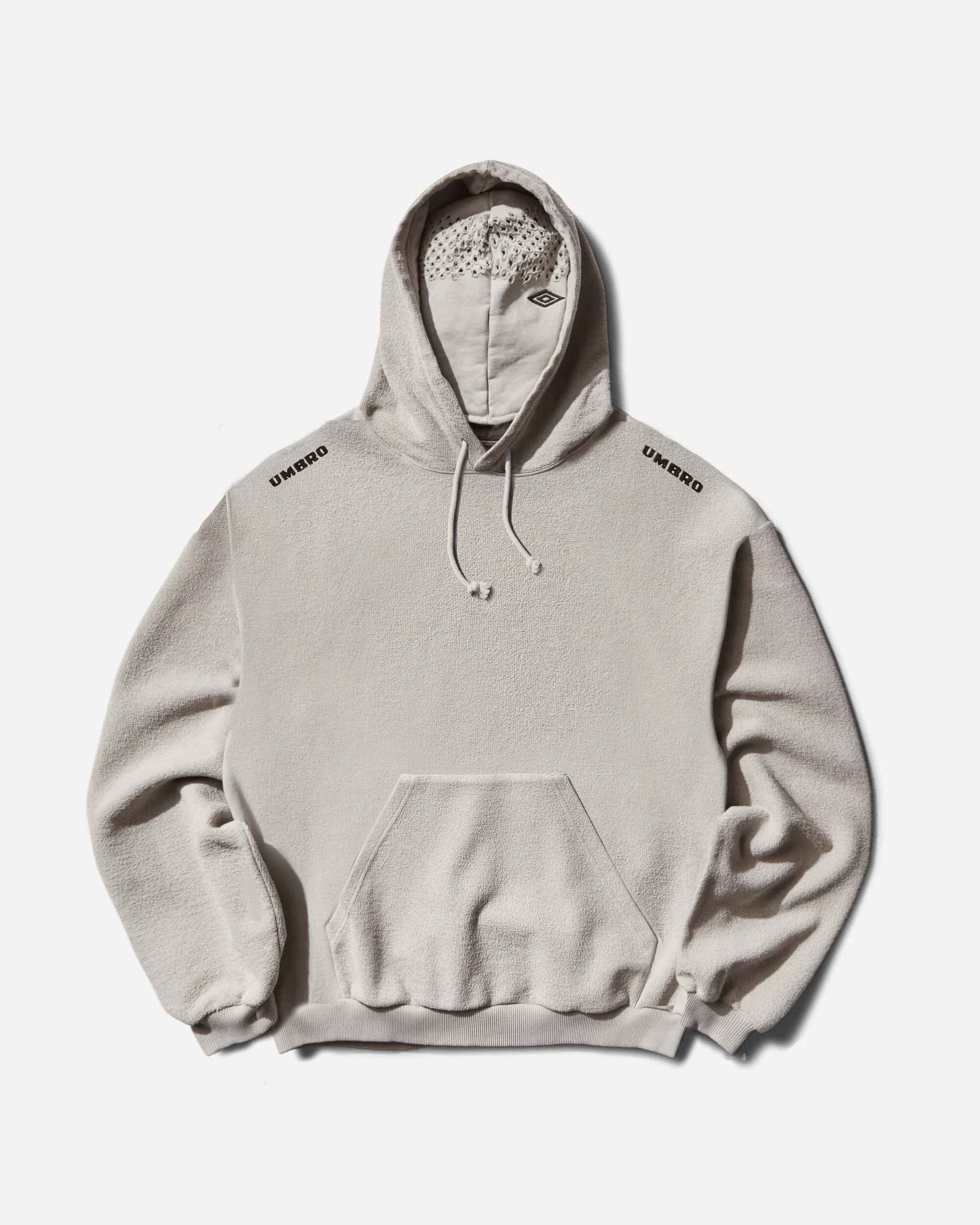 Umbro Lasered Masked Hoodie (Light Grey)