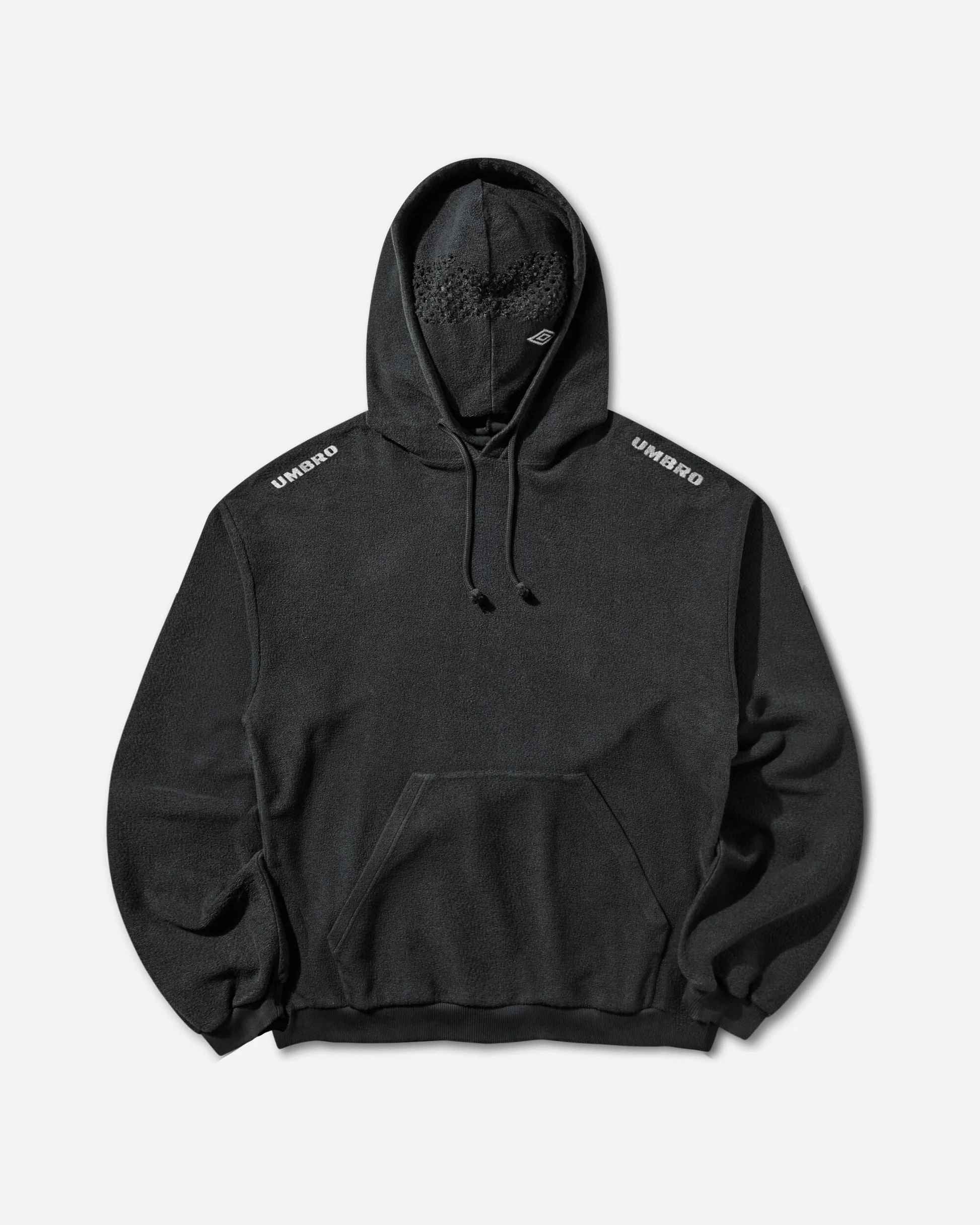 Umbro Lasered Masked Hoodie (Washed Black)