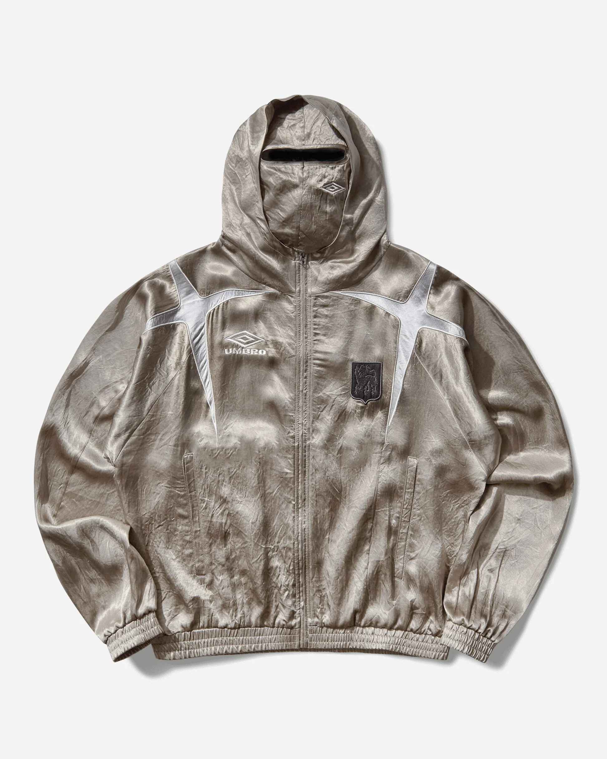 Umbro Satin Jester Track Jacket (Silver Pearl)